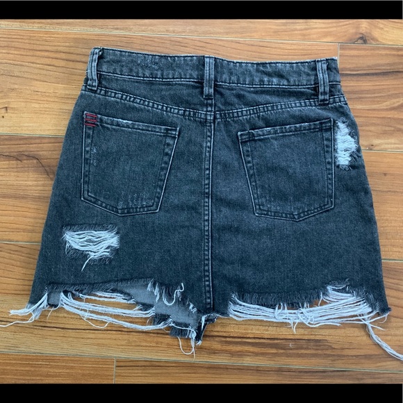Urban Outfitters BDG Black distressed denim skirt - Picture 5 of 7